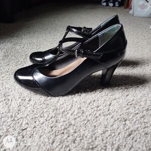 Black Vintage style heels